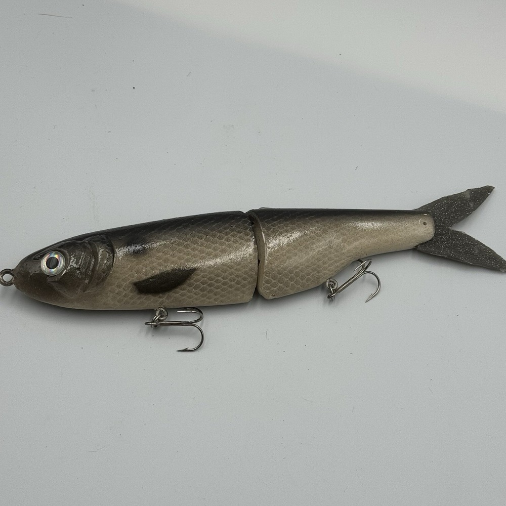 Creeker Custom Rods & Tackle Hand-Painted Swimbait 7" Jointed Bass Lure NEW
